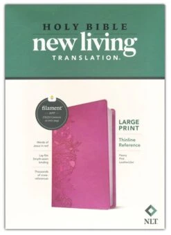 NLT Large Print Thinline Reference Bible, Filament Enabled Edition (Red Letter,