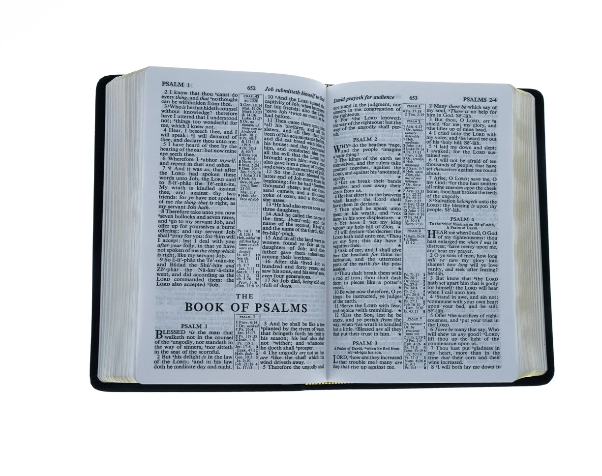 KJV Bible Heritage Reference Black Bonded Leather 5 KJV Bible Heritage Reference Black Bonded Leather - Image 3