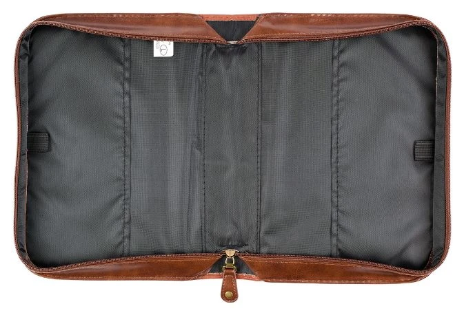 BC: Stand Firm Two-tone Brown Faux Leather Large 5 BC: Stand Firm Two-tone Brown Faux Leather Large - Image 3