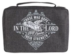 BC : Hope In The LORD Charcoal – Isaiah 40:31 – Large