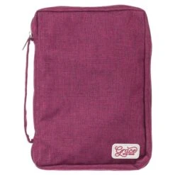 BC: Plum Poly-Canvas With Grace Badge – Large