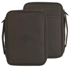 BC: What Good Shall I Do Black 11.25 X 7.75 Fabric Zippered Bible