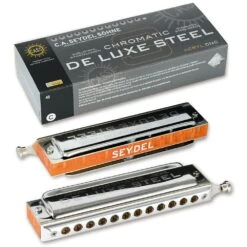 Harmonica Chromatic De Luxe Steel C