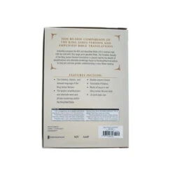 KJV, Amplified, Parallel Bible, Large Print, Leathersoft, Tan/Burgundy -Cheap Book Store 202 0047 6