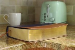 NIV & KJV Side-By-Side Bible/Large Print-Navy/Tan Duo-Tone -Cheap Book Store 202 0049 4