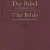 ESV German/English Parallel Bible-Dark Red Hardcover