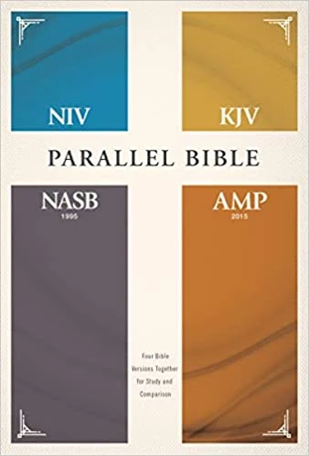 NIV, KJV, NASB, Amplified, Parallel Bible, Hardcover 3 NIV, KJV, NASB, Amplified, Parallel Bible, Hardcover