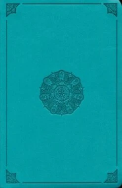 ESV Value Compact Bible -Trutone, Turquoise, Emblem Design