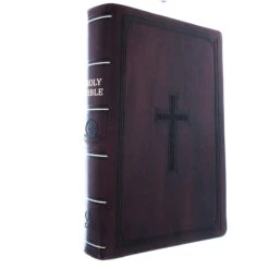 KJV Super Giant Print Lux-Leather Burgundy