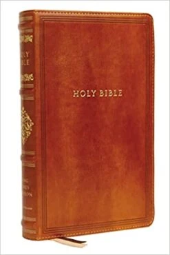 KJV Personal Size Reference Brown Leathersoft Indexed