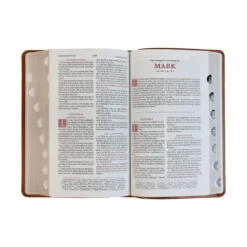 KJV Personal Size Reference Brown Leathersoft Indexed -Cheap Book Store 206 0091 3