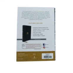KJV Thinline Bible, Large Print, Black Leathersoft -Cheap Book Store 206 0277 5