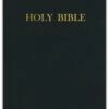 KJV Personal Size Giant Print Reference Bible Black Imitation Leather
