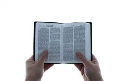 KJV New Testament With Psalms & Proverbs-Black Imitation Leather -Cheap Book Store 206 0622 3