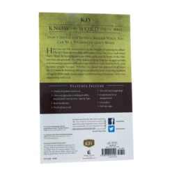 KJV, Know The Word Study Bible, Paperback, Red Letter Edition: -Cheap Book Store 206 0718 4