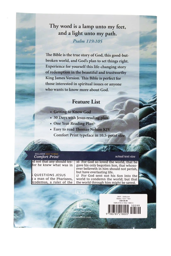 KJV, Holy Bible, Larger Print, Paperback, Paperback 4 KJV, Holy Bible, Larger Print, Paperback, Paperback - Image 2