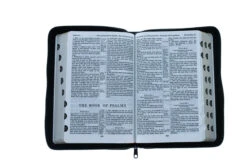 KJV Classic Reference Bible Calfskin Zipper Thumb Index -Cheap Book Store 206 0799 3