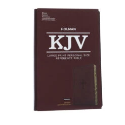 KJV Large Print Personal Size Reference Bible, Brown Leathertouch Indexed -Cheap Book Store 206 0824 1 1
