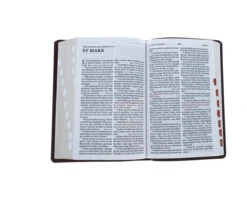 KJV Large Print Personal Size Reference Bible, Brown Leathertouch Indexed -Cheap Book Store 206 0824 4 1
