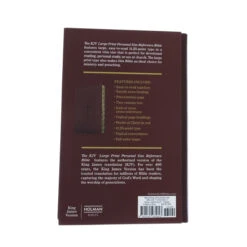 KJV Large Print Personal Size Reference Bible, Brown Leathertouch Indexed -Cheap Book Store 206 0824 5 1