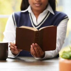 KJV Compact Bible, MacLaren Series, Leathersoft, Brown -Cheap Book Store 206 0907 3