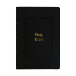 KJV Large Print Center-Column Reference Bible Thumb Indexed – Black -Cheap Book Store 206 0925 1