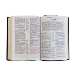 KJV Large Print Center-Column Reference Bible Thumb Indexed – Black -Cheap Book Store 206 0925 3