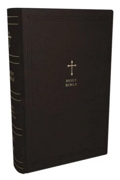 KJV Compact Reference Bible, Leathersoft, Black W/ Zipper
