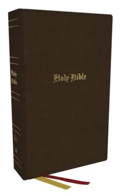 KJV Super Giant Print Reference Bible, Brown