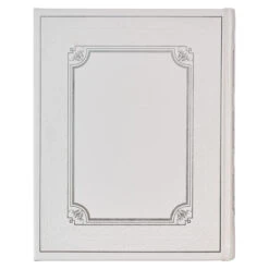 KJV White Faux Leather King James Version Family Bible -Cheap Book Store 206 0993 1