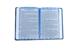 KJV Compact Ultrathin Bible For Teens, Blue Vortex LeatherTouch -Cheap Book Store 206 1053 4