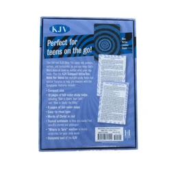 KJV Compact Ultrathin Bible For Teens, Blue Vortex LeatherTouch -Cheap Book Store 206 1053 6