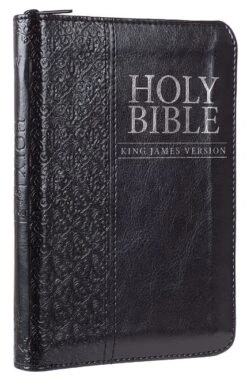 KJV Bible Mini Pocket Black With Zipper