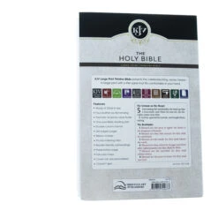 KJV Bible White Faux Leather Large Print Thinline Thumb Index -Cheap Book Store 206 2123 5