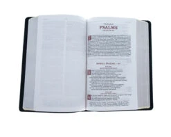 KJV, Personal Size Reference Bible, Sovereign Collection, Genuine Leather, Black -Cheap Book Store 206 2135 3