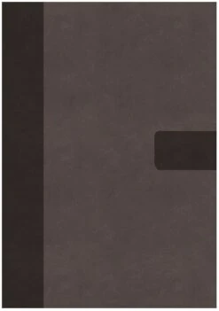 NIV Super Giant Print Reference Bible, Leathersoft, Gray