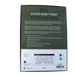 NIV Super Giant Print Reference Bible, Leathersoft, Pink -Cheap Book Store 210 0615 5