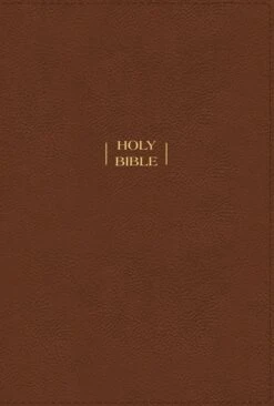 NIV Wide Margin Bible, Leathersoft, Brown