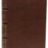 NKJV Single-Column Wide-Margin Reference Bible Brown Leathersoft -Cheap Book Store 211 0233 0
