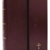 NKJV Compact Paragraph-Style Bible, Burgundy Leatherflex W/ Magnetic Flap