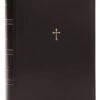 NKJV Compact Paragraph-Style Bible Black Leathersoft With Zipper