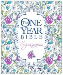 NLT2 One Year Creative Expressions Bible-Deluxe Floral Softcover