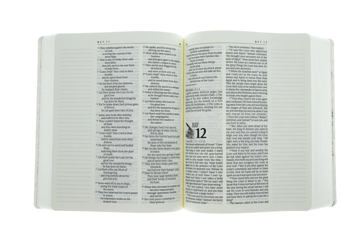 NLT2 One Year Creative Expressions Bible-Deluxe Floral Softcover 4 NLT2 One Year Creative Expressions Bible-Deluxe Floral Softcover - Image 2