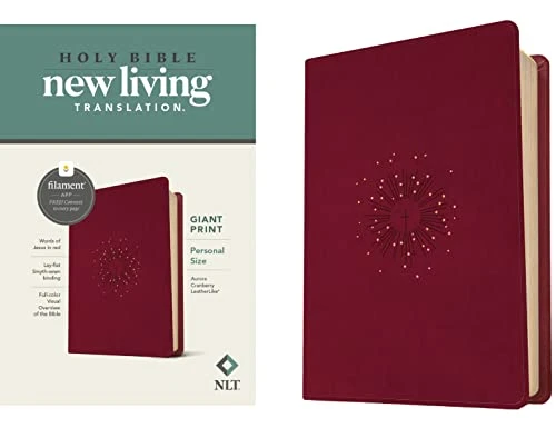 NLT Personal Size Giant Print Bible, Filament Enabled Edition (Red Letter, Leath 3 NLT Personal Size Giant Print Bible, Filament Enabled Edition (Red Letter, Leath