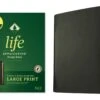 NLT Life Application Study Bible, Third Edition, Large Print Black Leather -Cheap Book Store 212 0185 0 1