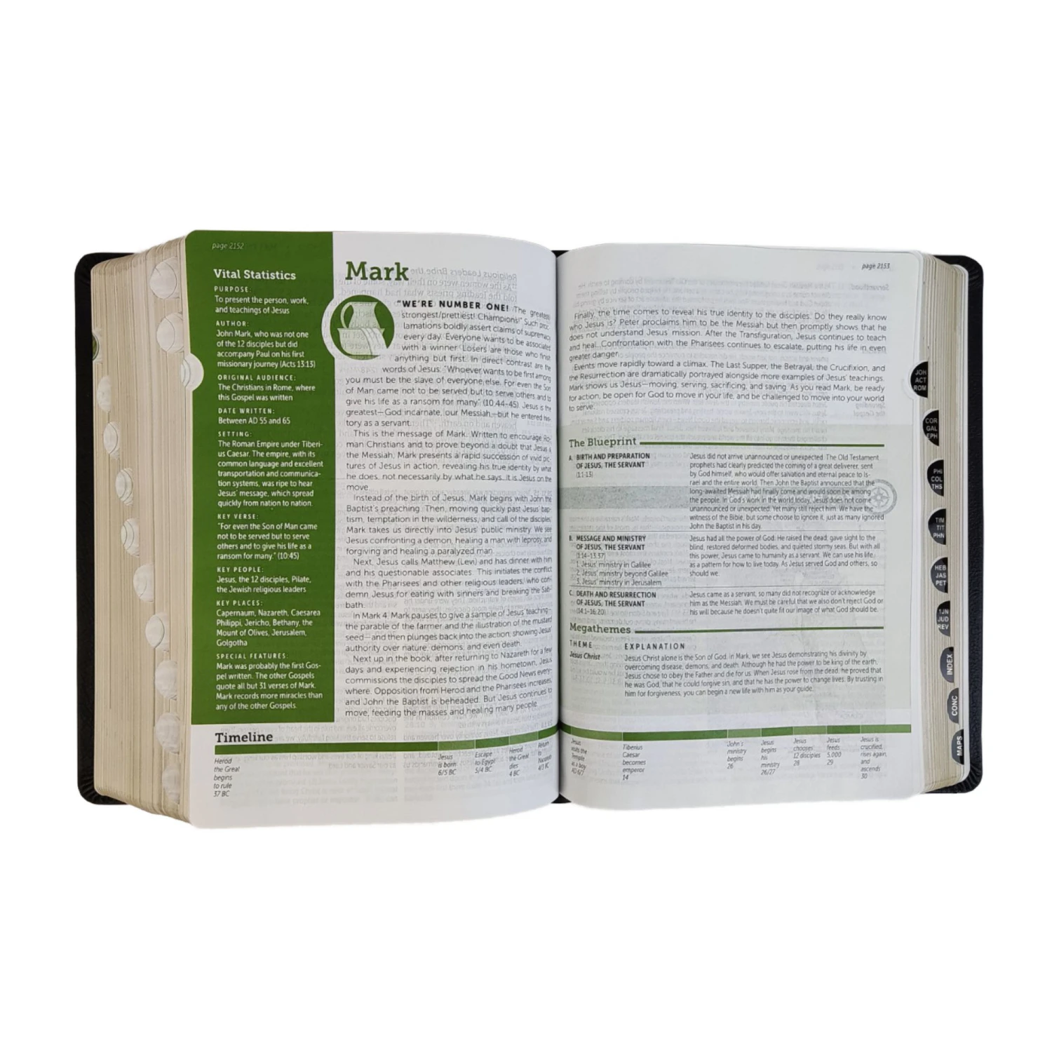 NLT Life Application Study Bible, Third Edition, Large Print Black Leather 6 NLT Life Application Study Bible, Third Edition, Large Print Black Leather - Image 4