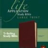 NLT Life Application Study Bible Large Print Brown Imitation Leather -Cheap Book Store 212 0186 0 1