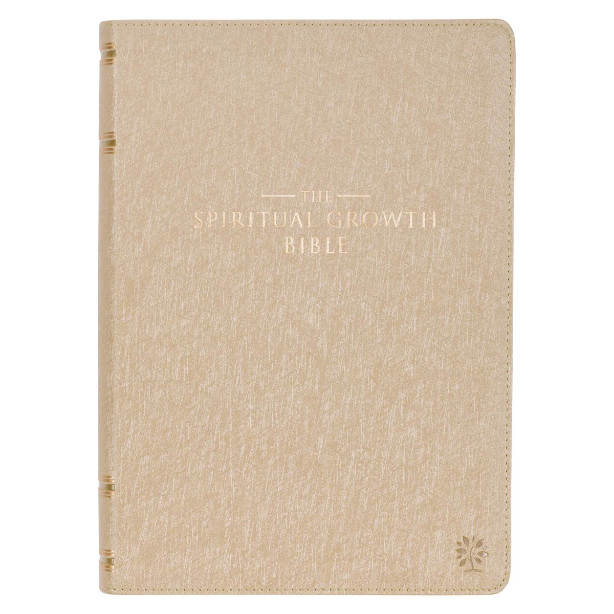 NLT Pearlescent Taupe Faux Leather Spiritual Growth Bible 3 NLT Pearlescent Taupe Faux Leather Spiritual Growth Bible
