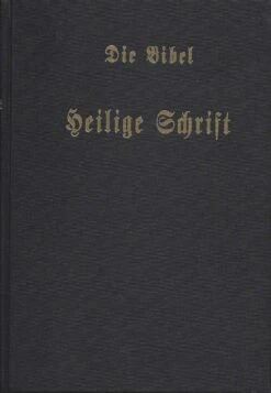 German Bible Hardcover 10.25 X 7 X 2.25 In