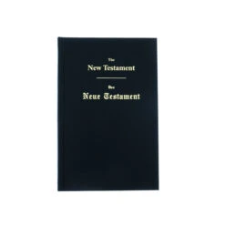 English/German New Testament Large Print 8.5 X 5.5 X 1.5 -Hardcover